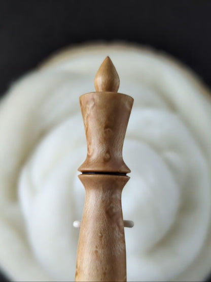 7 4.5mm Birdseye Maple Ergonomic Wood Crochet Hook